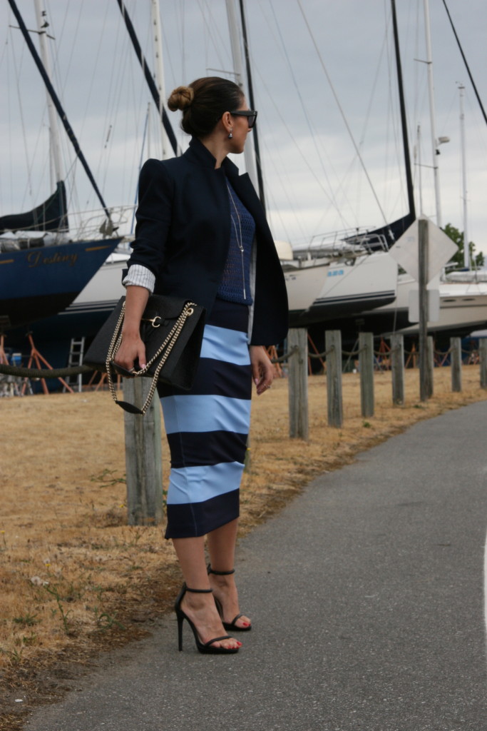 Striped Midi Skirt ! - Aurela - Fashionista