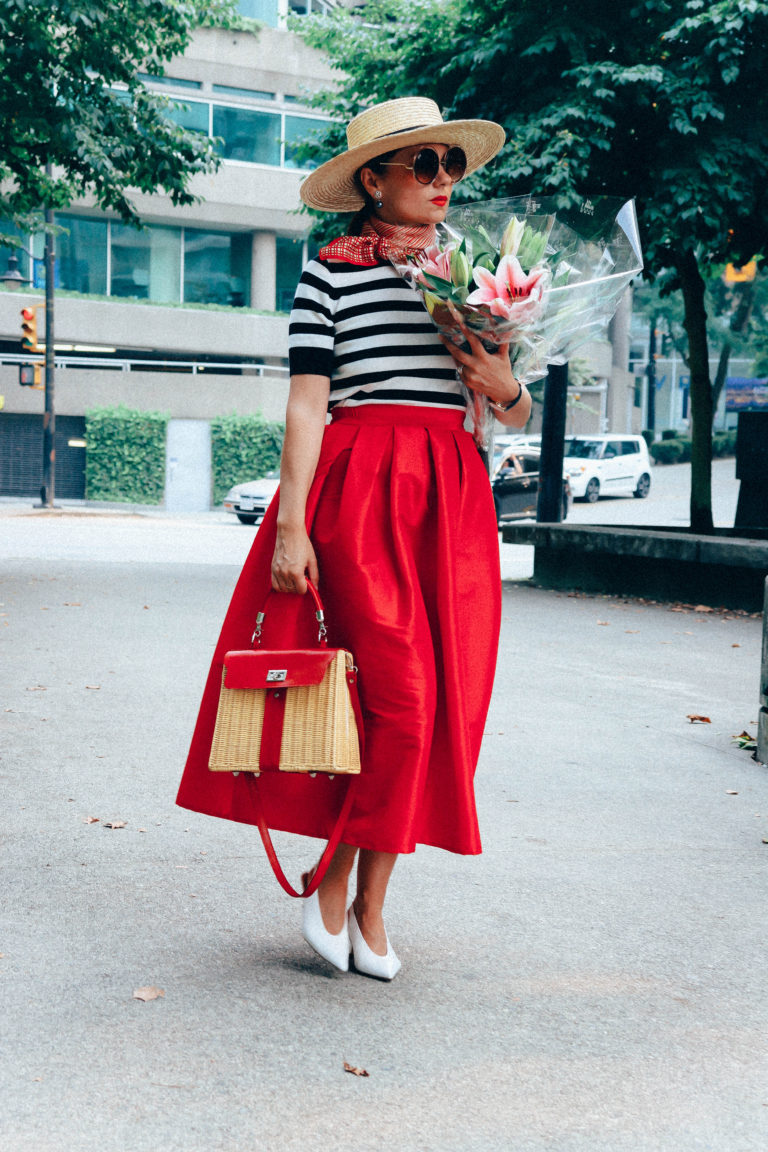Last summer look - Stripes and Red! - Aurela - Fashionista