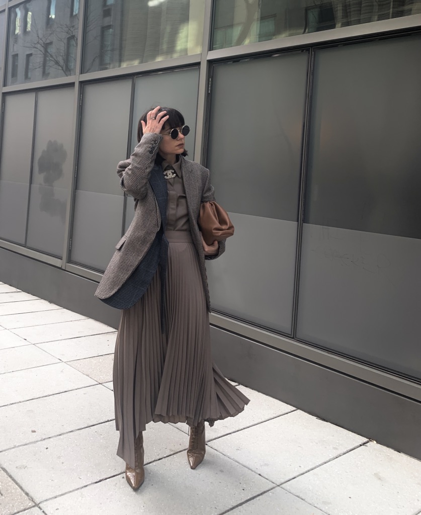Shades of brown in New York - Aurela - Fashionista